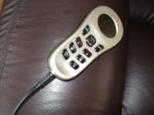 Broken recliner remote control.